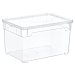 Caja con Tapa de Plástico Basic - Transparente