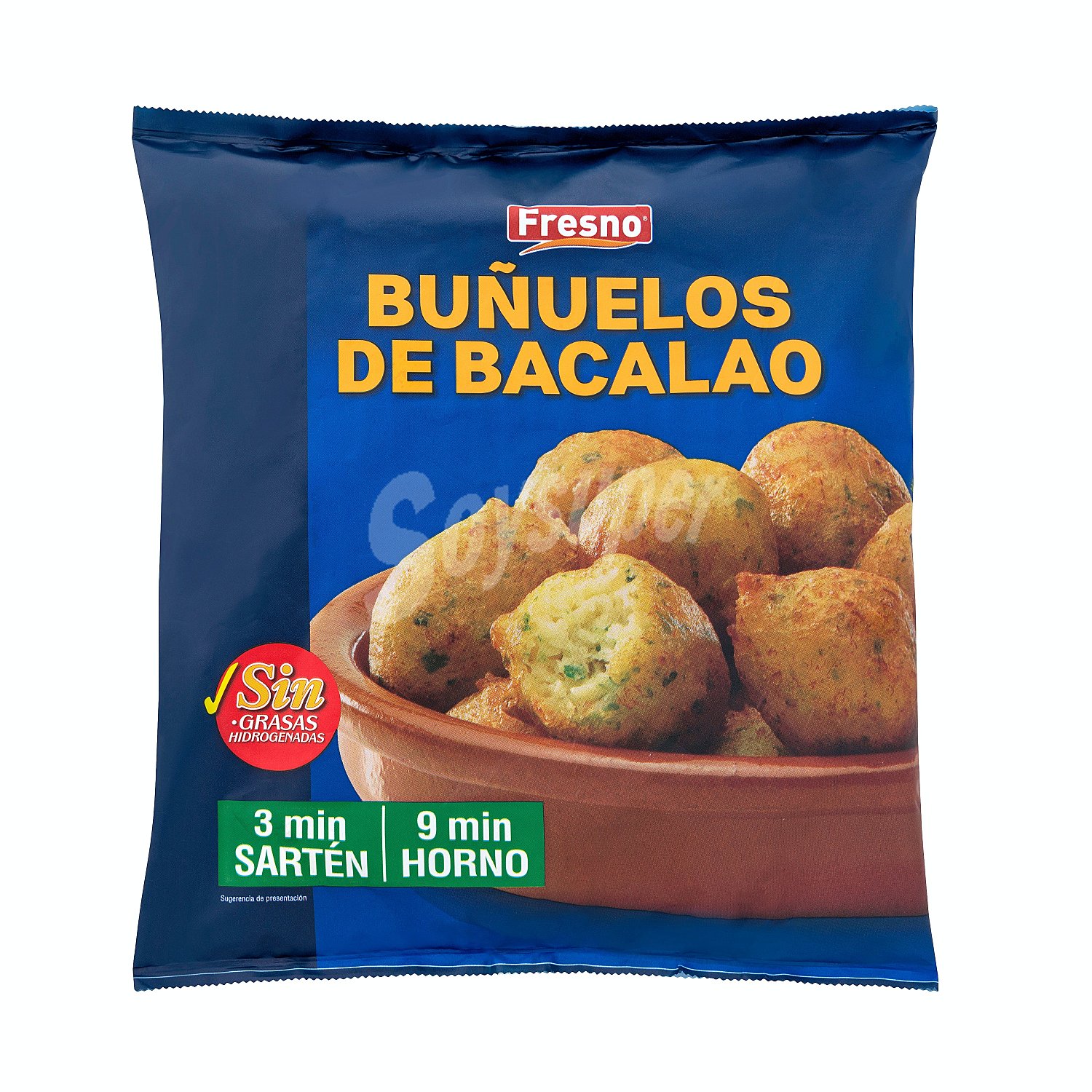 Buñuelos congelados bacalao