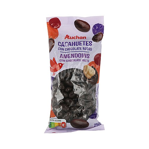 Producto alcampo Cacahuete recubiertos con chocolate negro producto alcampo