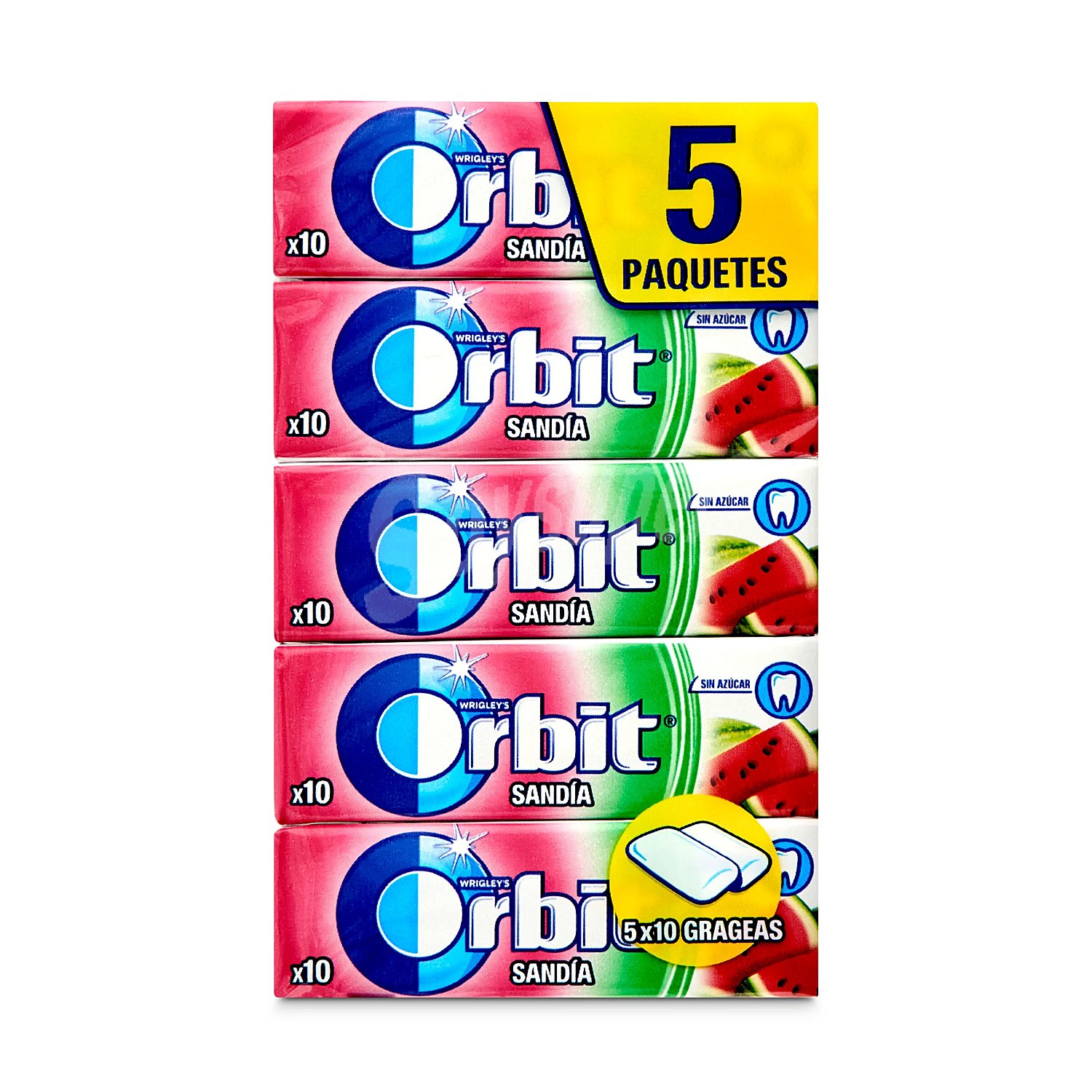 Chicle gageas sabor sandia Orbit