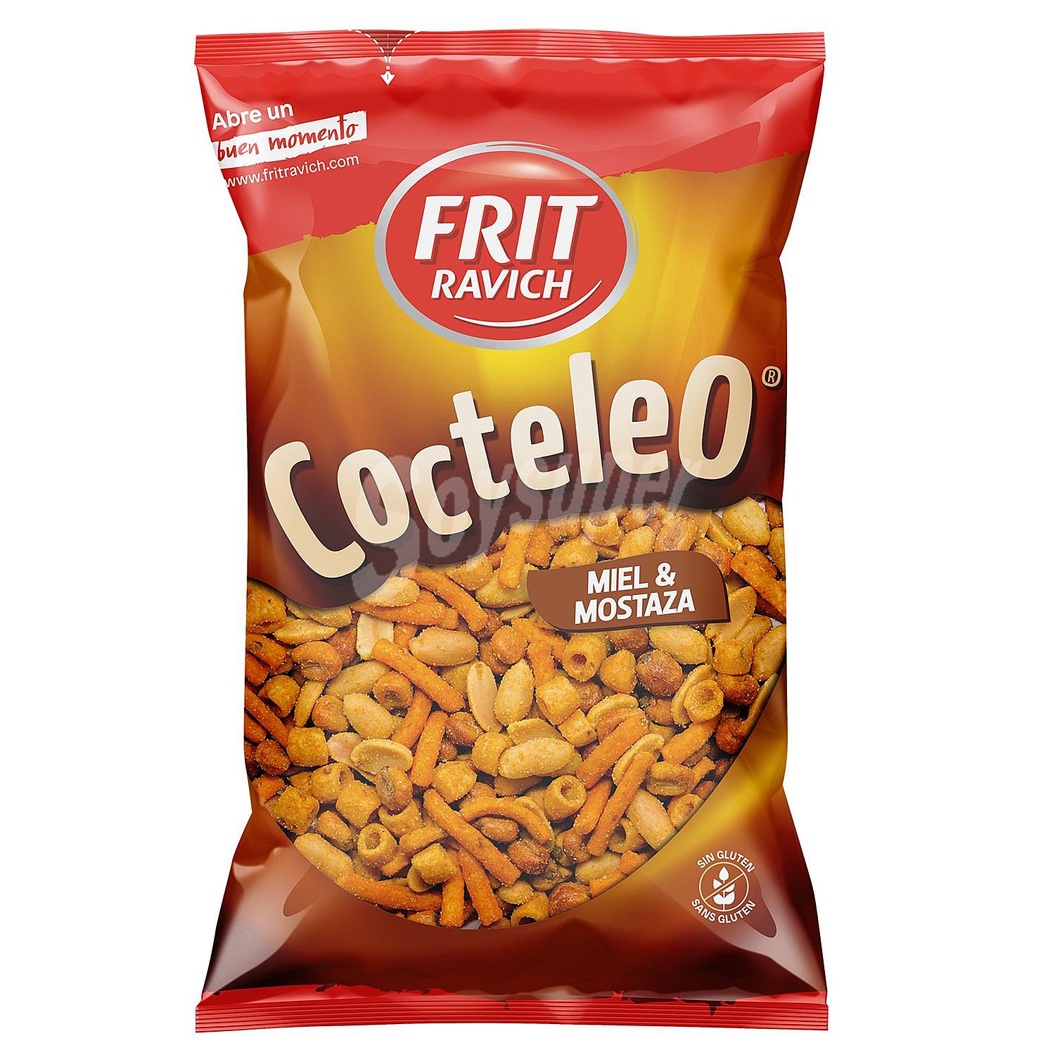 Coctel de frutos secos sabor miel y mostaza sin gluten y sin lactosa