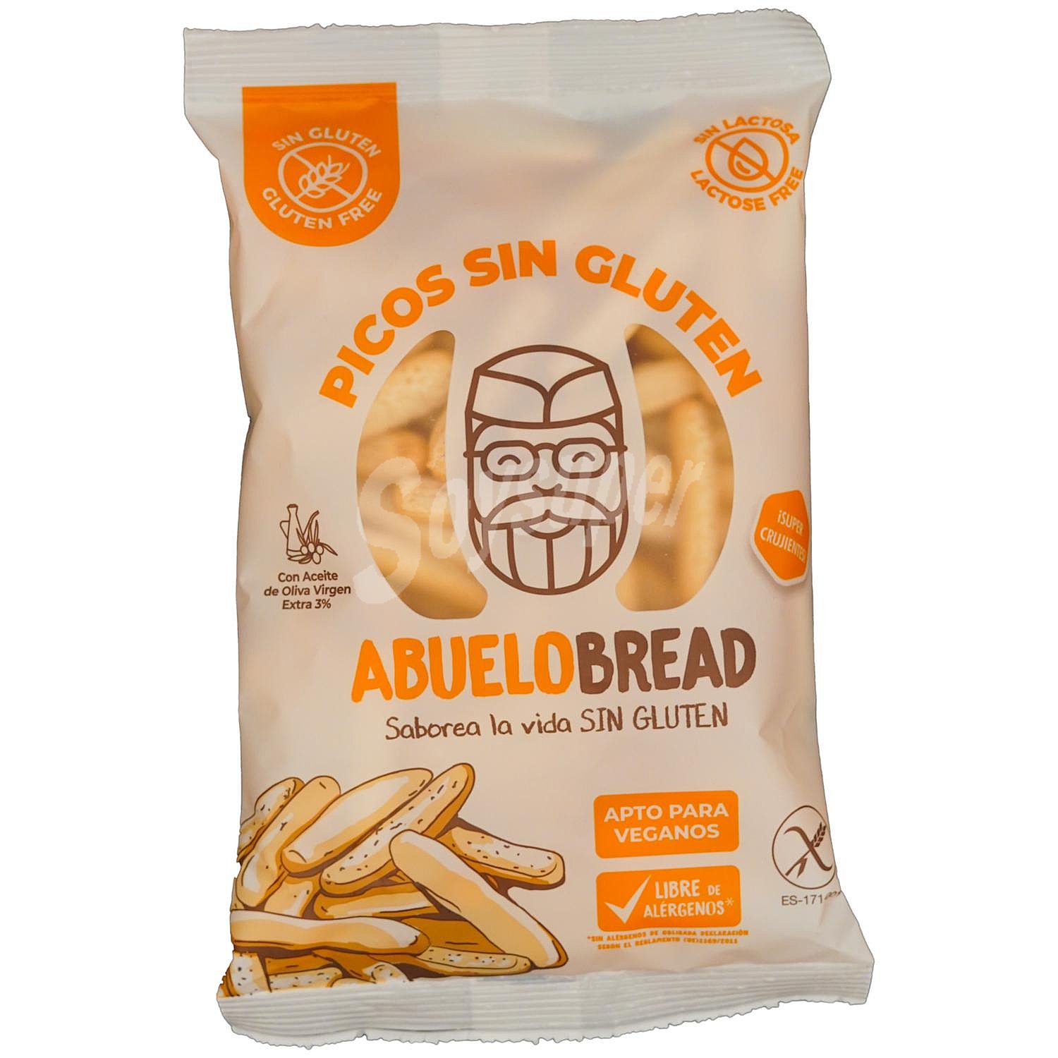 Picos artesanos Abuelobread sin gluten y sin lactosa