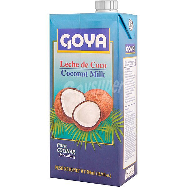 Leche de coco para cocinar