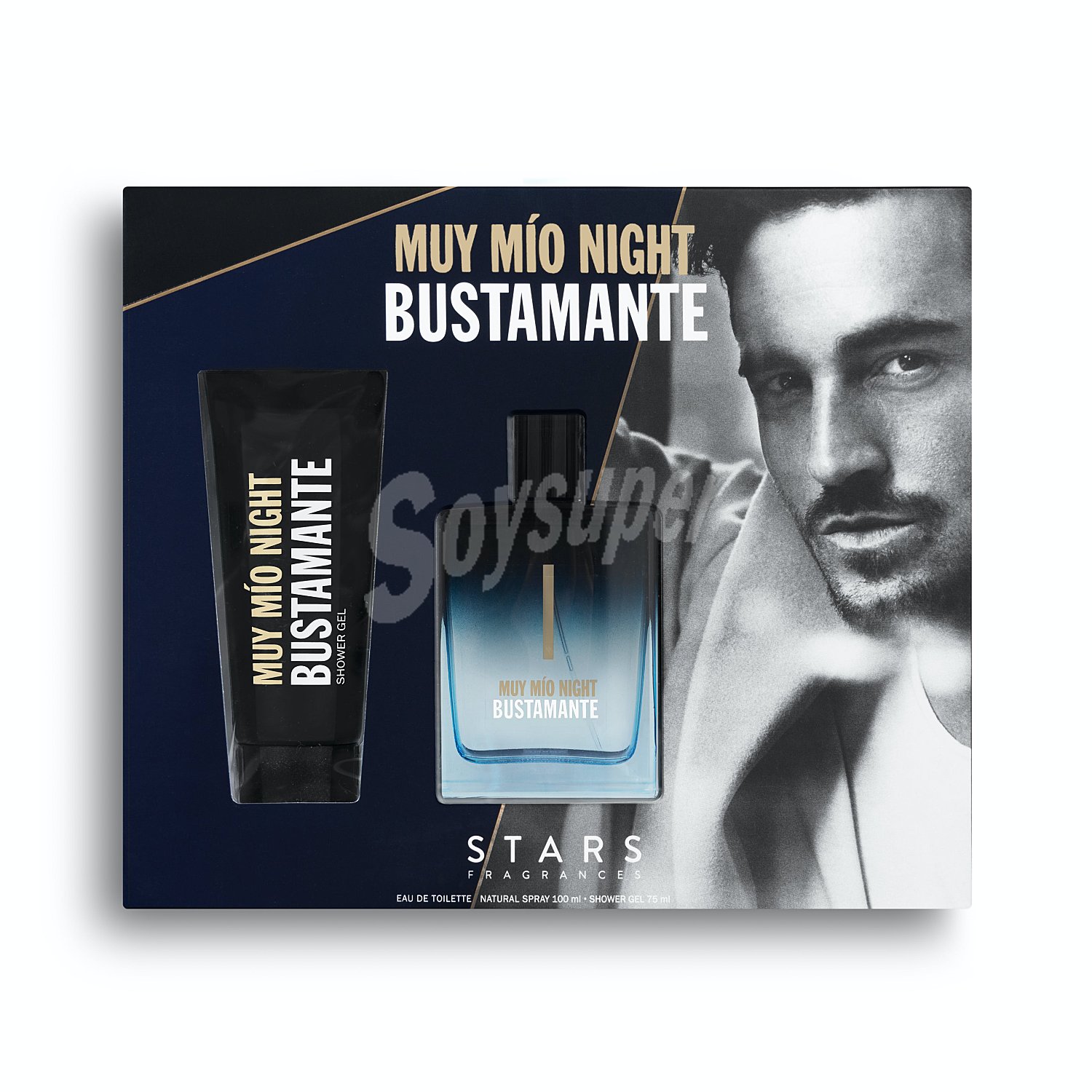 Lote hombre muy mio night eau toilette (vaporizador 100 ml) + gel baño (bote 75 ml)