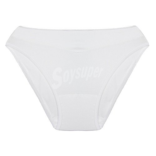 Braga alta tipo bikini rmc, color blanco, talla XL