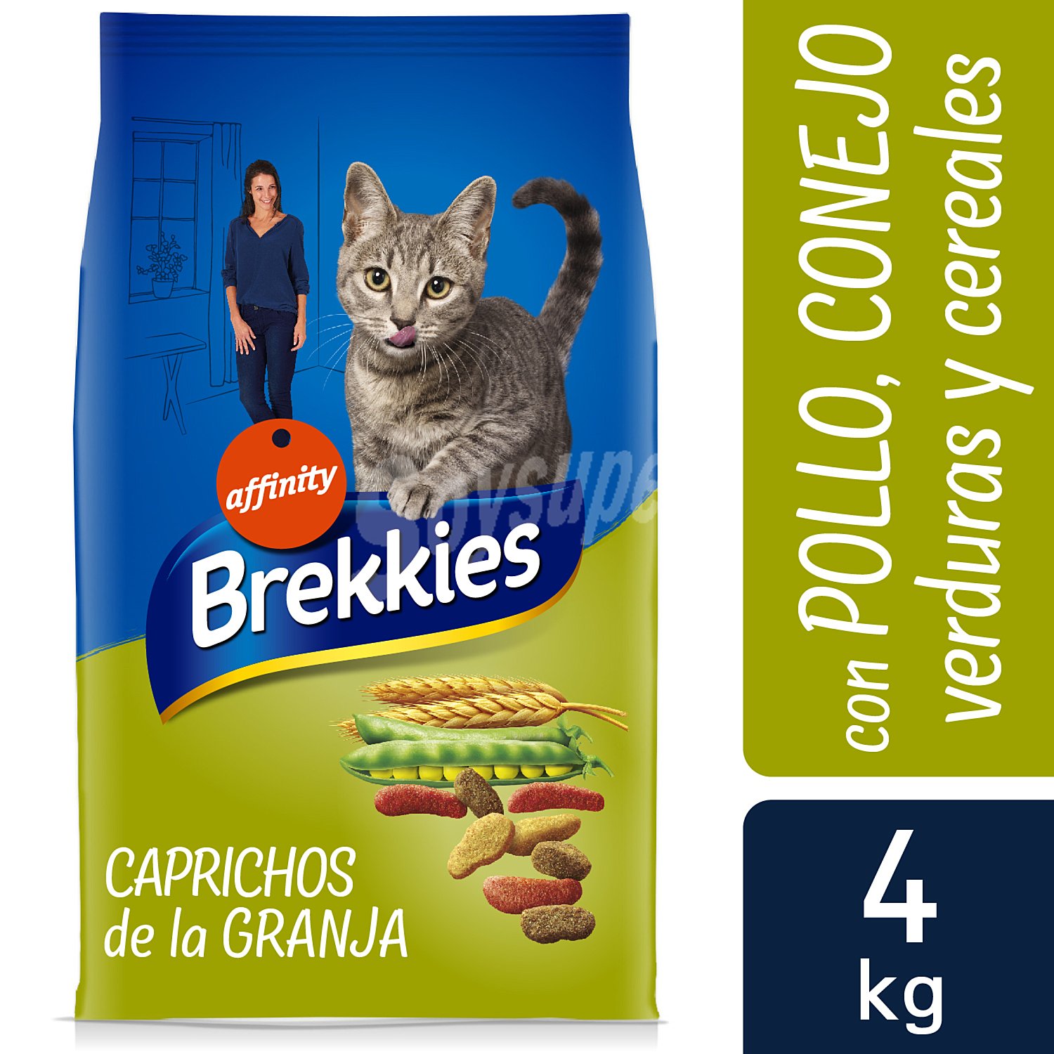 Alimento para gatos caprichos de la granja