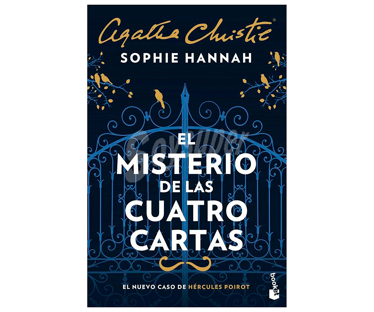 El misterio de las cuatro cartas, sophie hannah, libro de bolsillo. Género: novela negra. Editorial Booket.