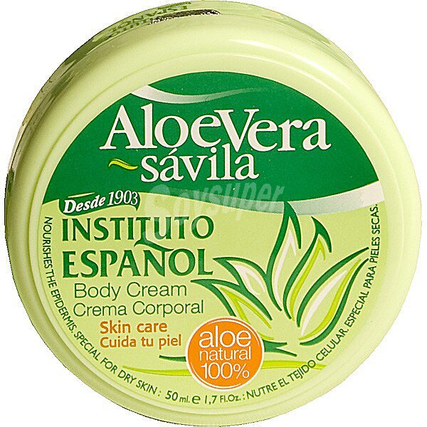 Crema corporal aloe vera formato viaje