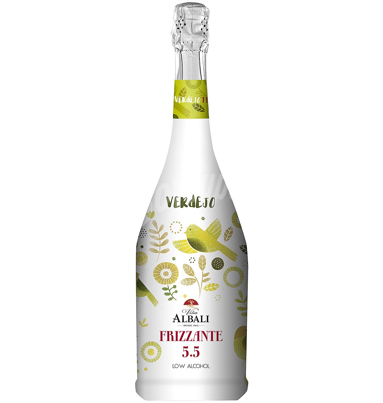 Vino blanco verdejo frizzante con bajo contenido en alcohol