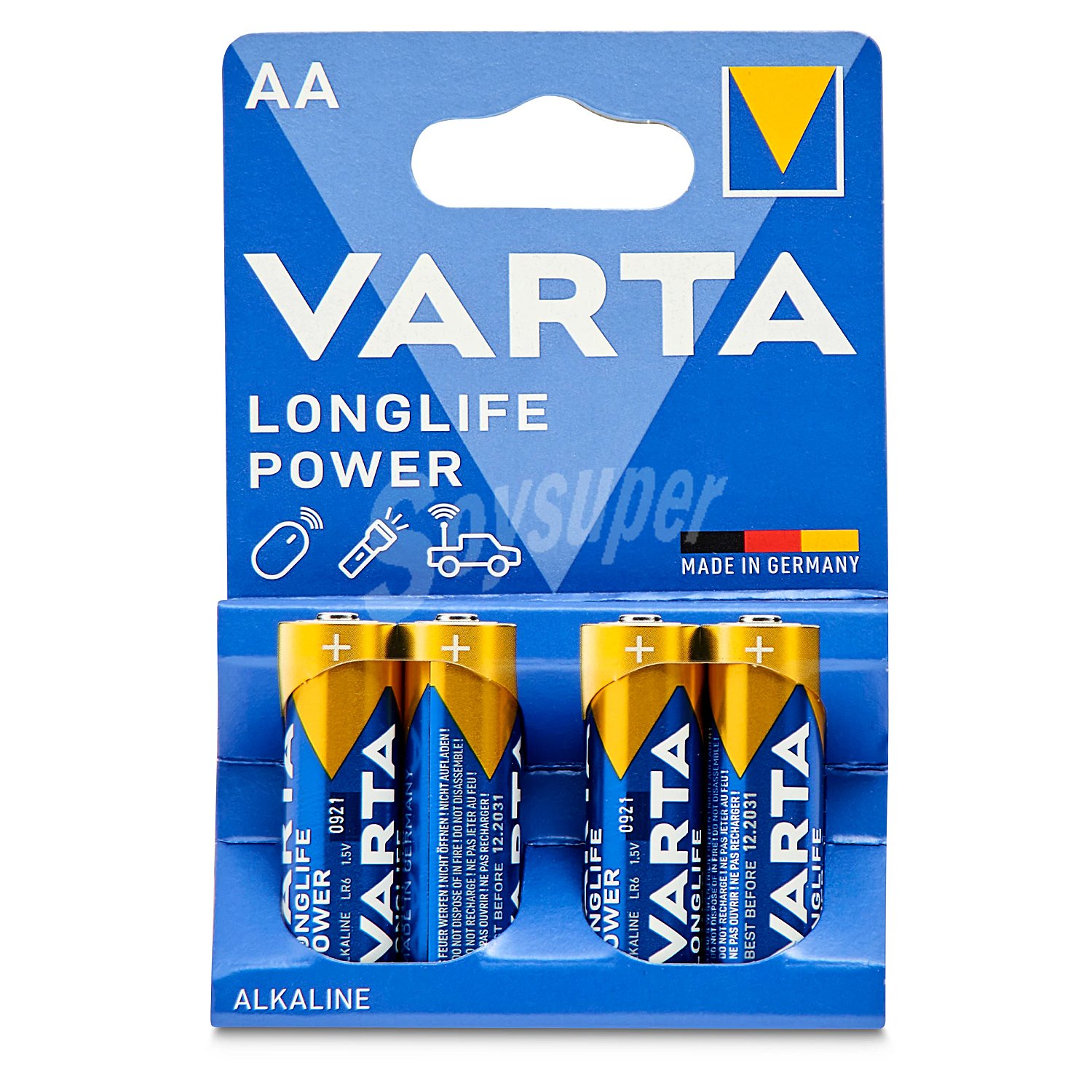 Pila alcalina power aa Varta