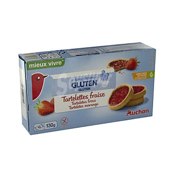 Producto alcampo Tartaletas de fresa sin gluten