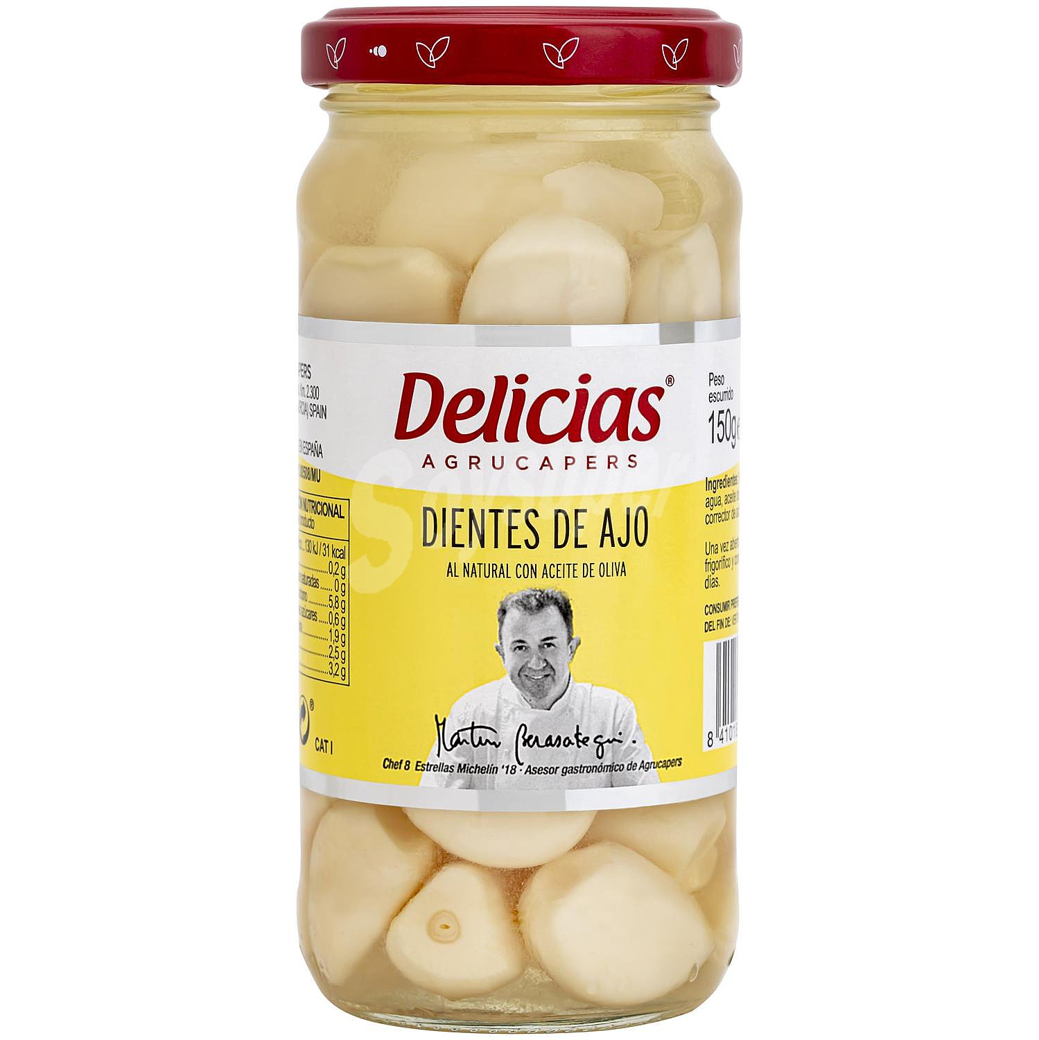 Dientes de ajo al natural delicias