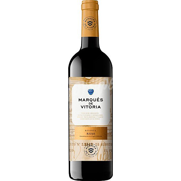 Vino tinto reserva con denominación de origen Rioja