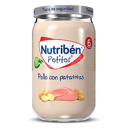 Nutribén Potitos® de pollo con patatitas a partir de 6 meses nutribén