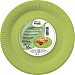 Plato compostable verde 23 cm