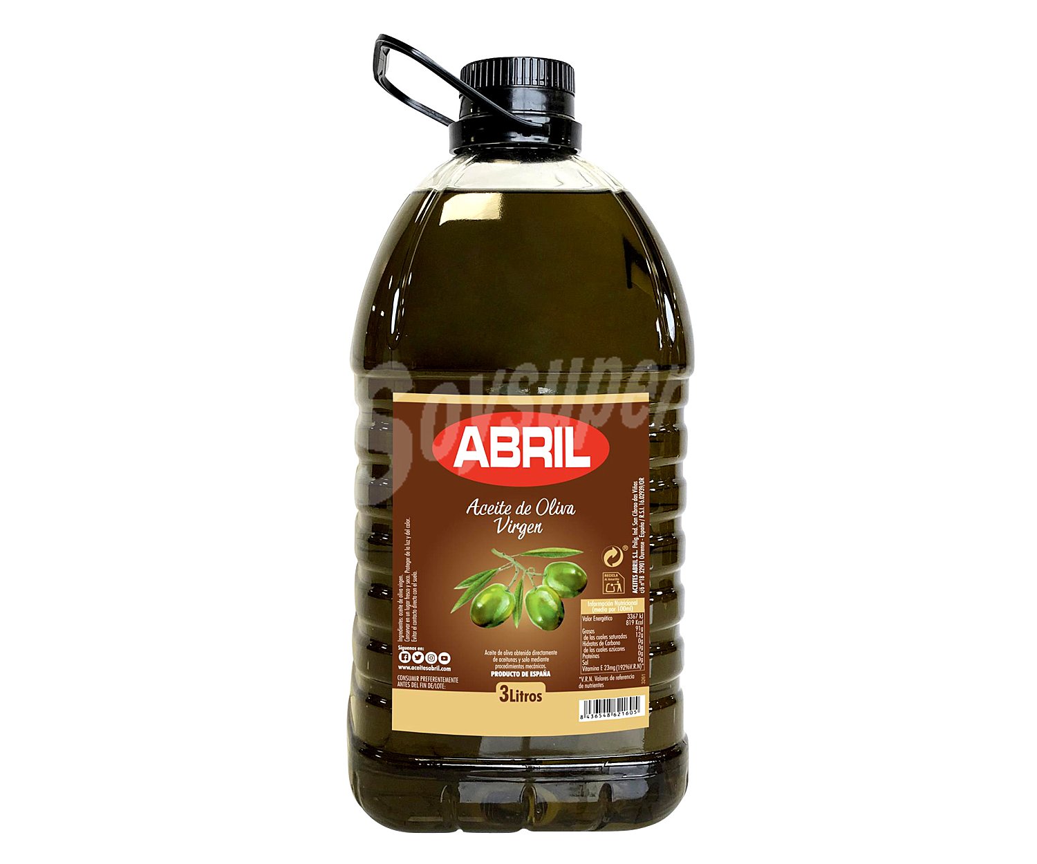 Abril Aceite de oliva virgen abril