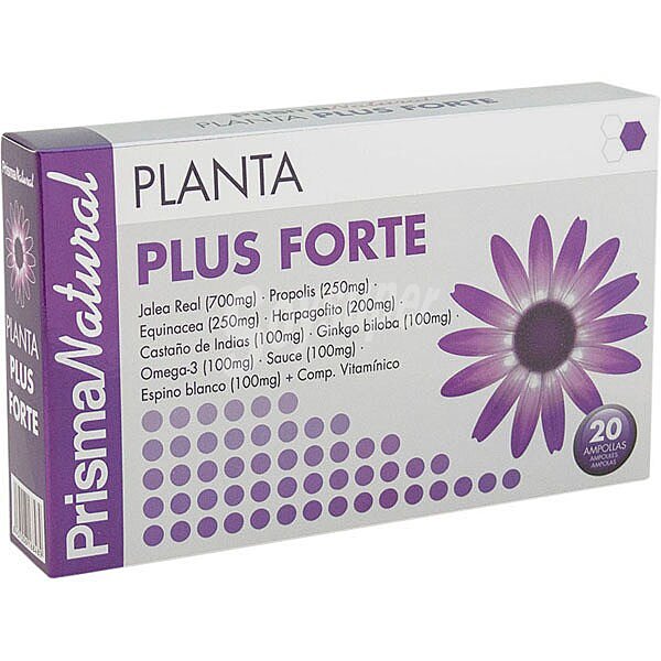 Planta Plus Forte para personas con estados carenciales 20 ampollas 250 g