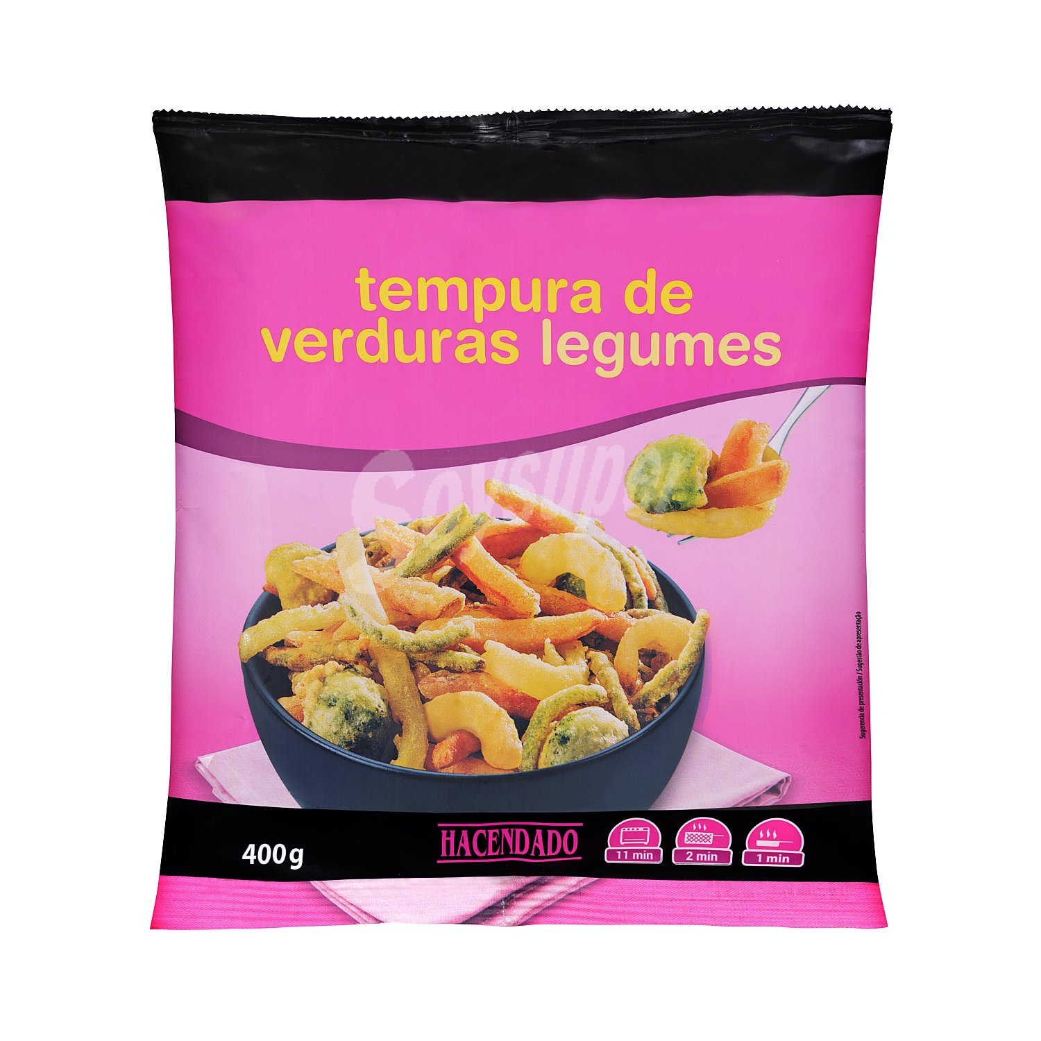 Verduras tempura congelada