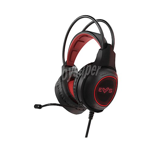 Auriculares gaming energy sistem ESG 2 Laser, con micrófono, longitud 220cm, conector jack 3,5mm y USB