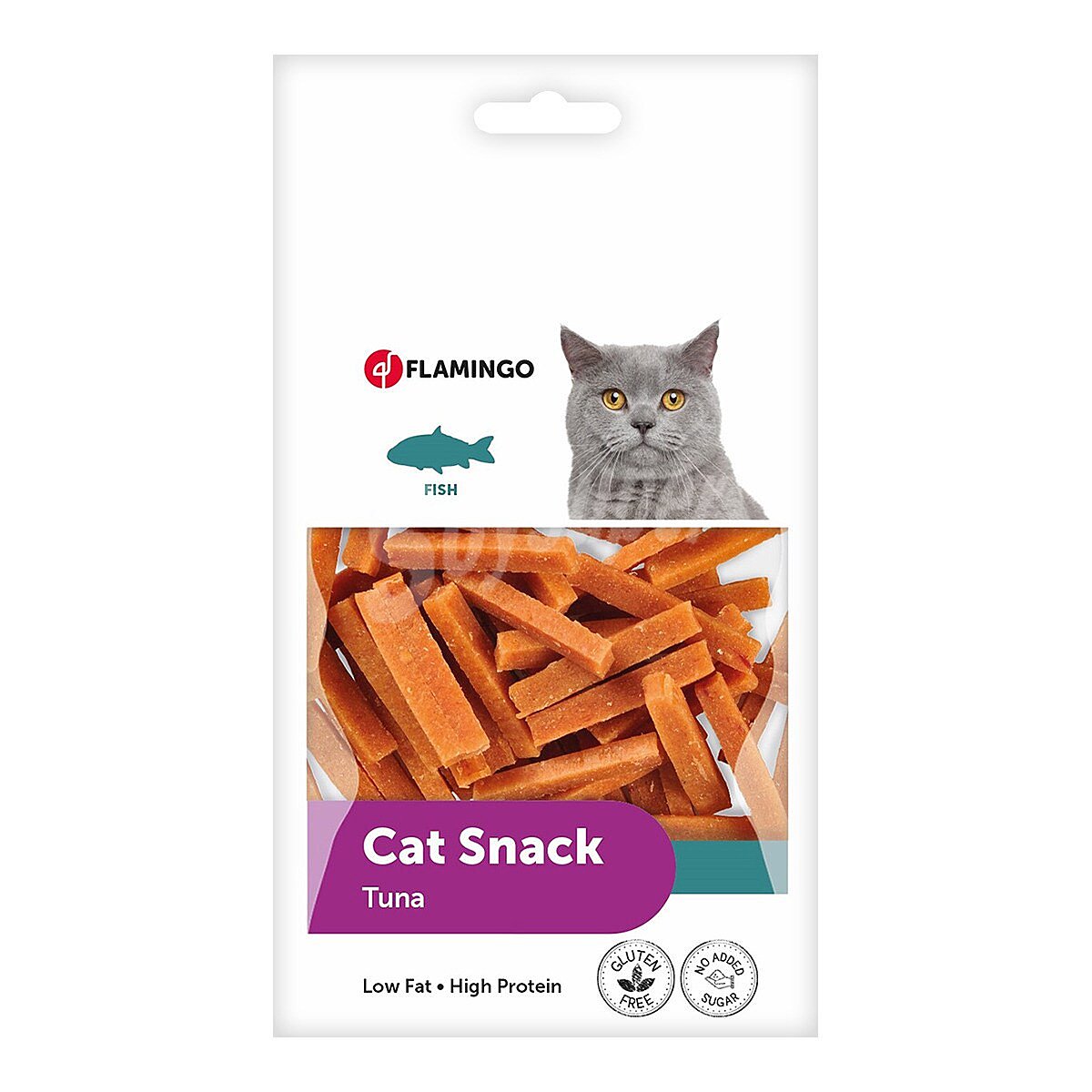 Snacks para gatos tiras de atún