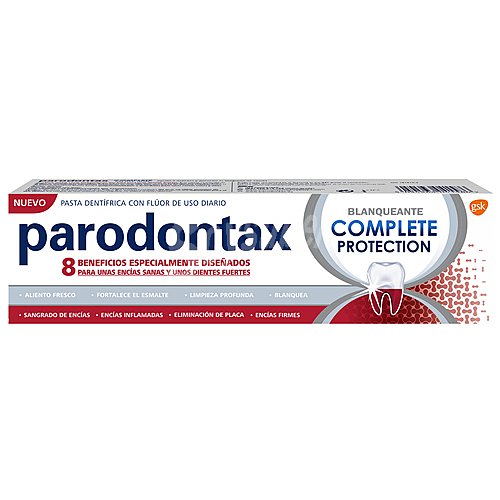 Parodontax Pasta de dientes de uso diario con flúor y acción blanqueante parodontax Complete protectión