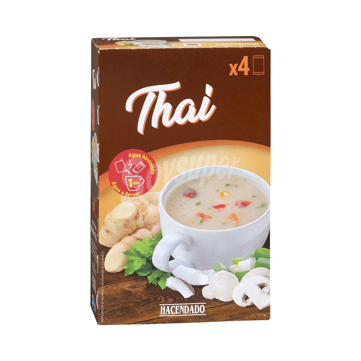 Sopa deshidratada instantanea thai