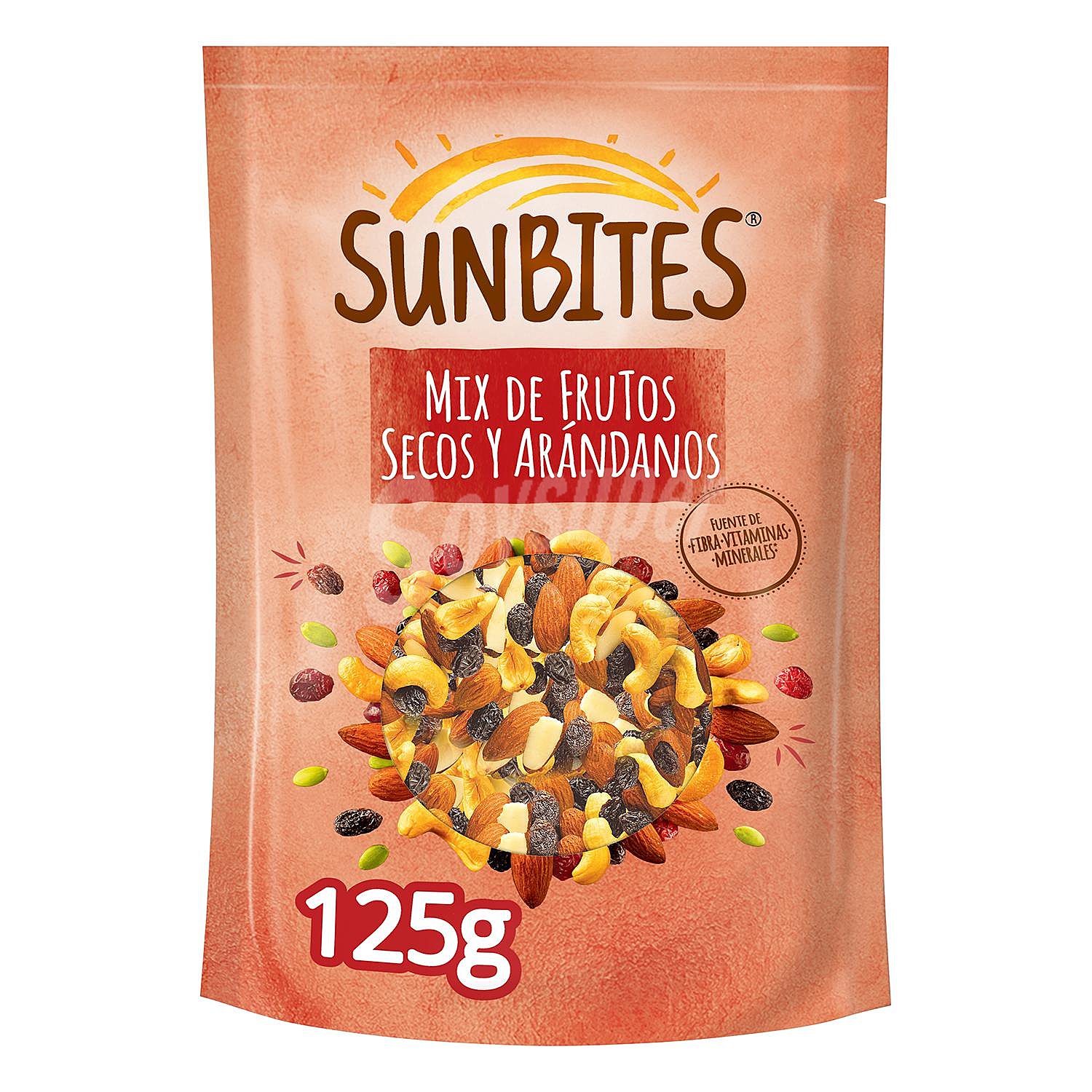 Mix de fruto secos y arándanos sunbityes