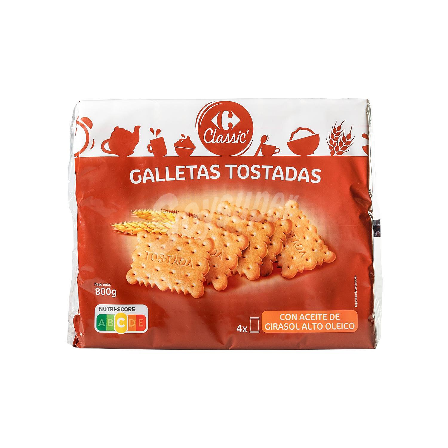 Galletas tostadas Carrefour Classic