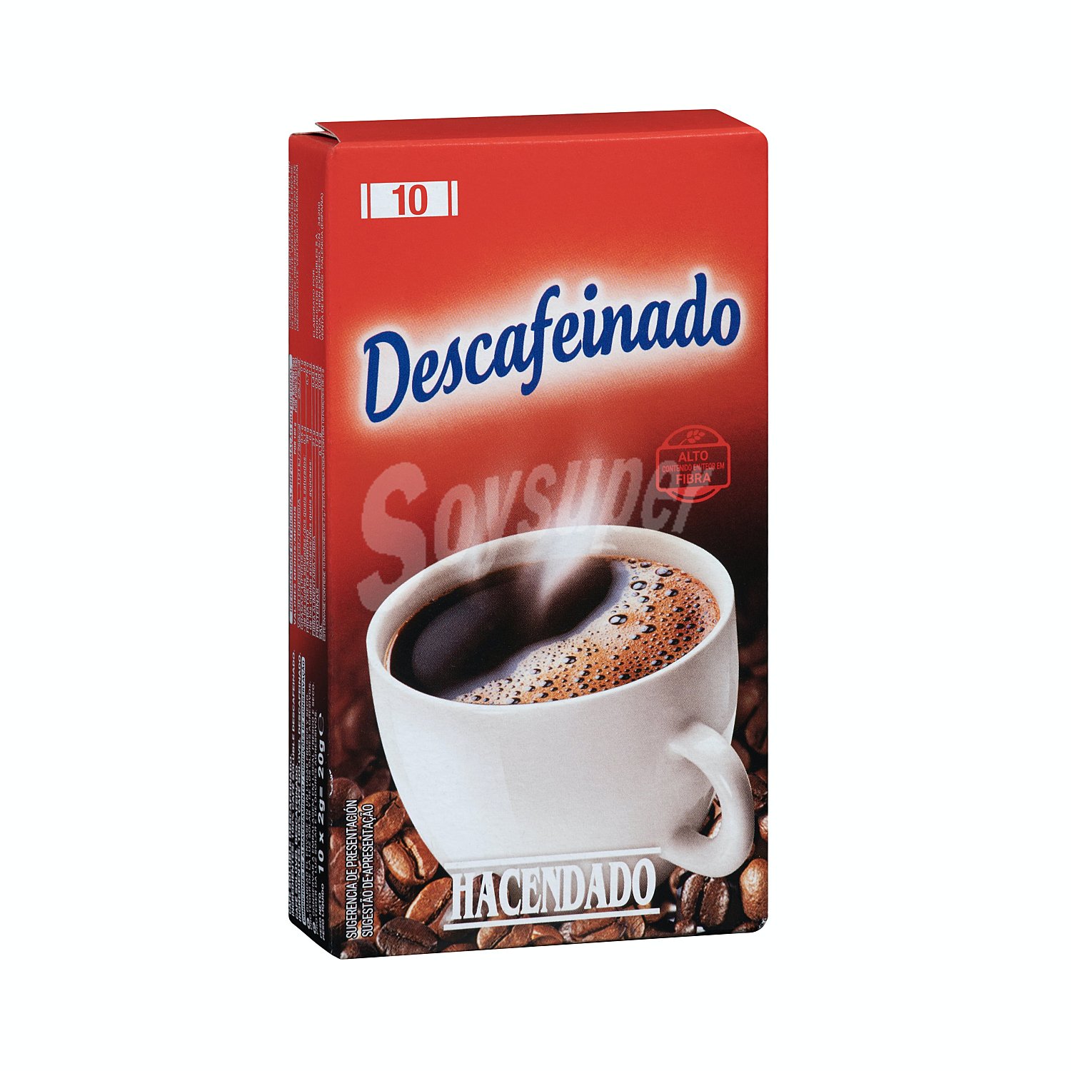 Café soluble descafeinado