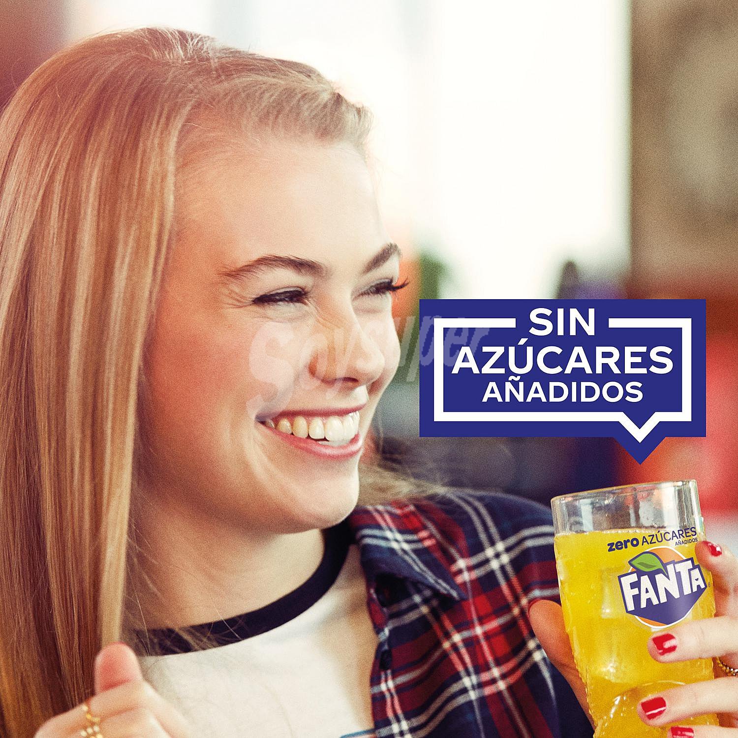 Fanta de naranja zero azúcares añadidos naranja-zero