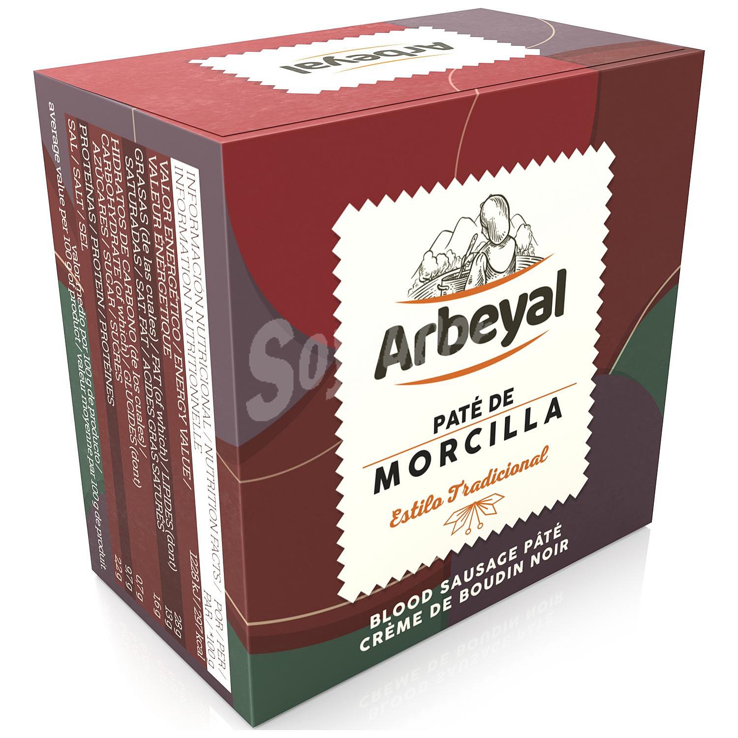 Paté de morcilla Arbeyal