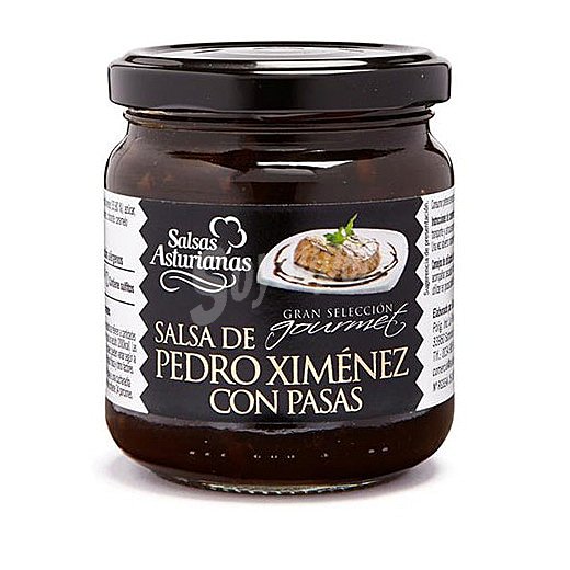 Salsa Pedro Ximénez con pasas