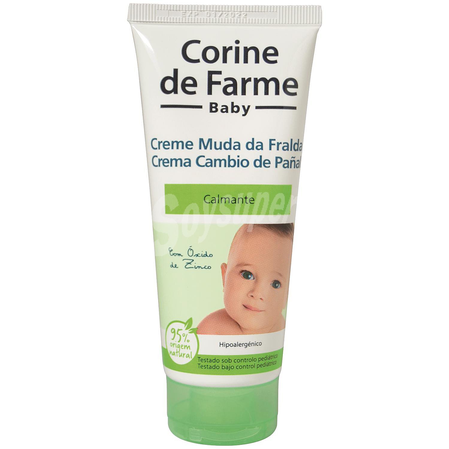 Crema cambio de pañal pieles sensibles Corine de Farme