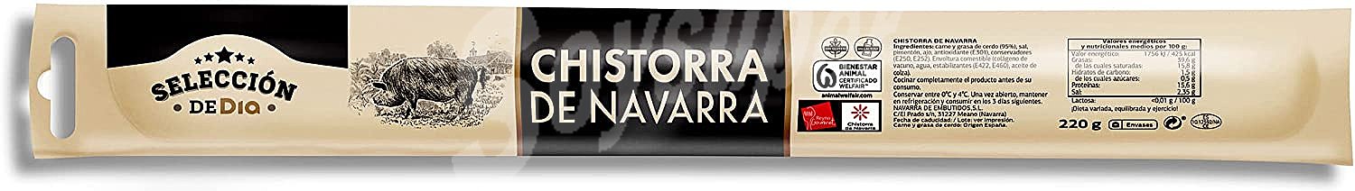 Chistorra de navarra Selección de Dia