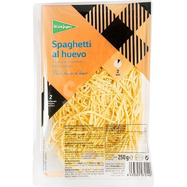 Pasta fresca spaghetti al huevo