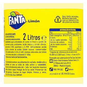 Refresco de limón Fanta