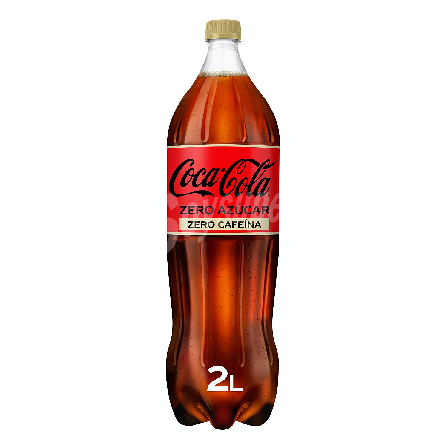 Refresco de cola Coca Cola zero sin cafeína scaf