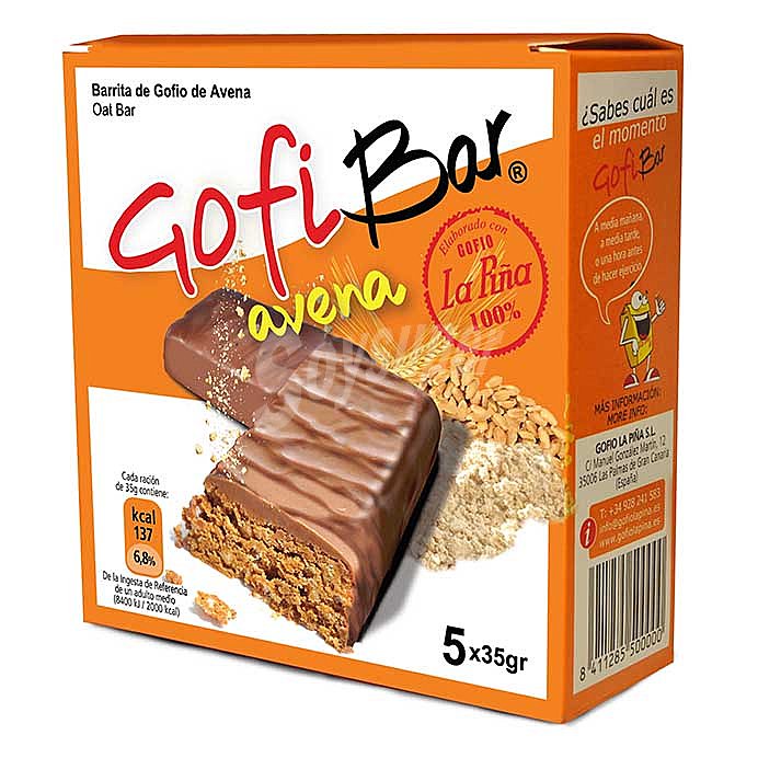 Gofi Bar - barritas de gofio de avena 