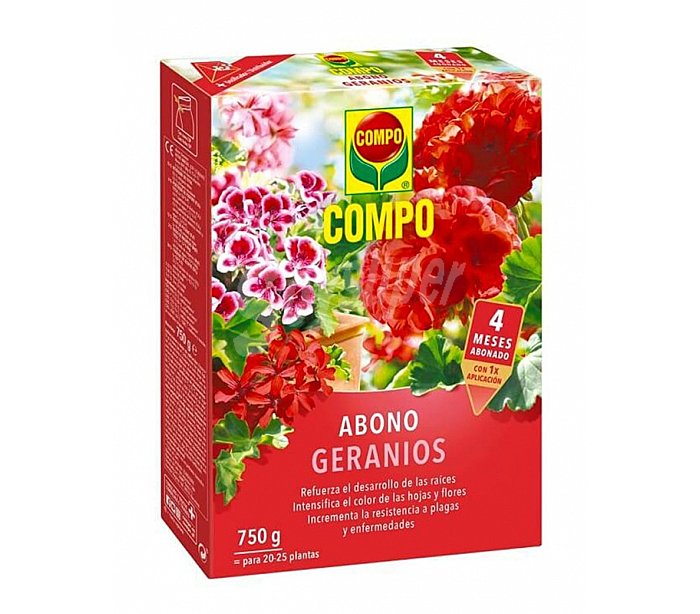 de abono granulado especial para geráneos compo