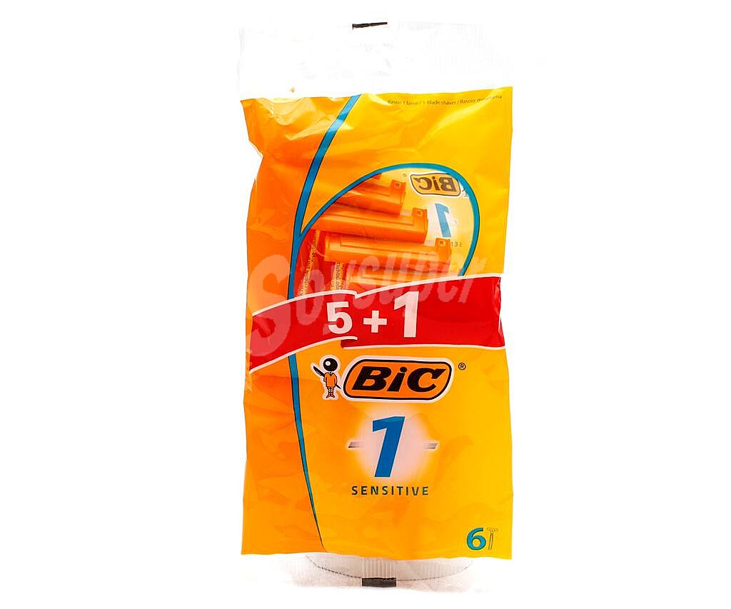 BIC Maquinilla de afeitar desechable con 1 hoja BIC Sensitive 1