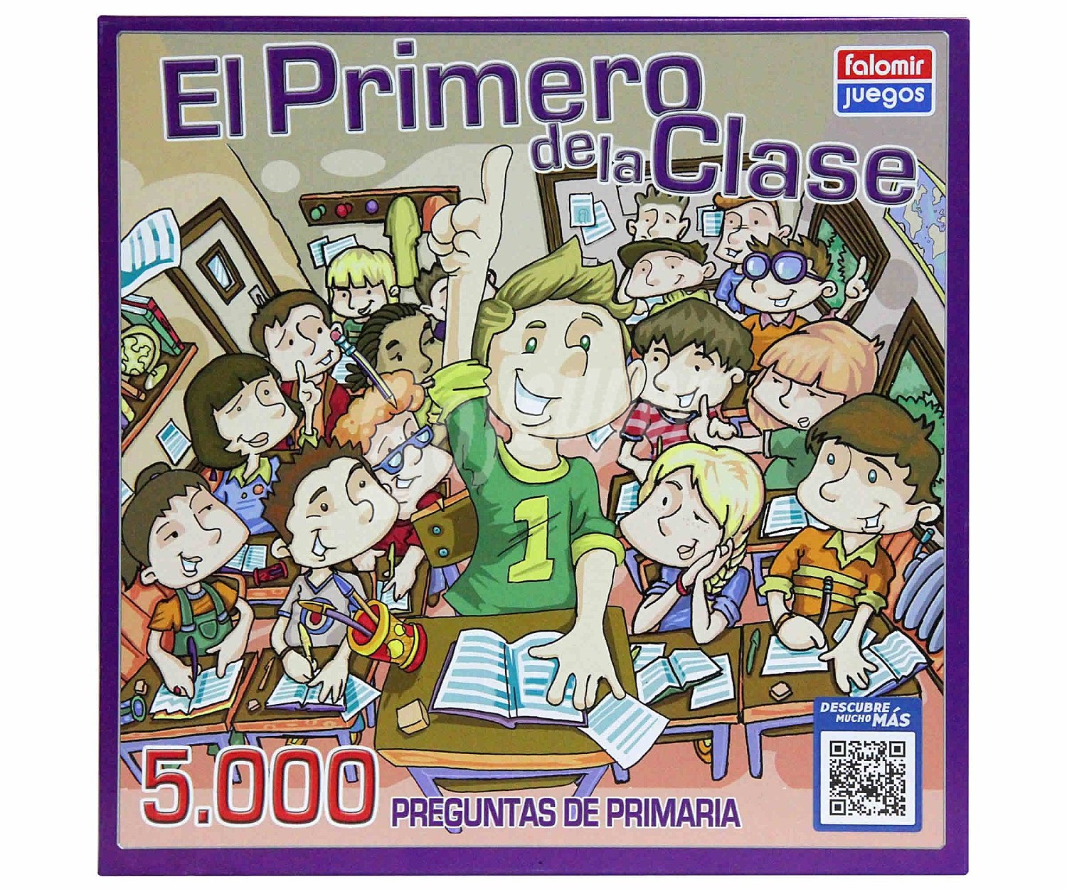 Juego de mesa de preguntas y respuestas El 1º de la clase, 2 a 6 jugadores