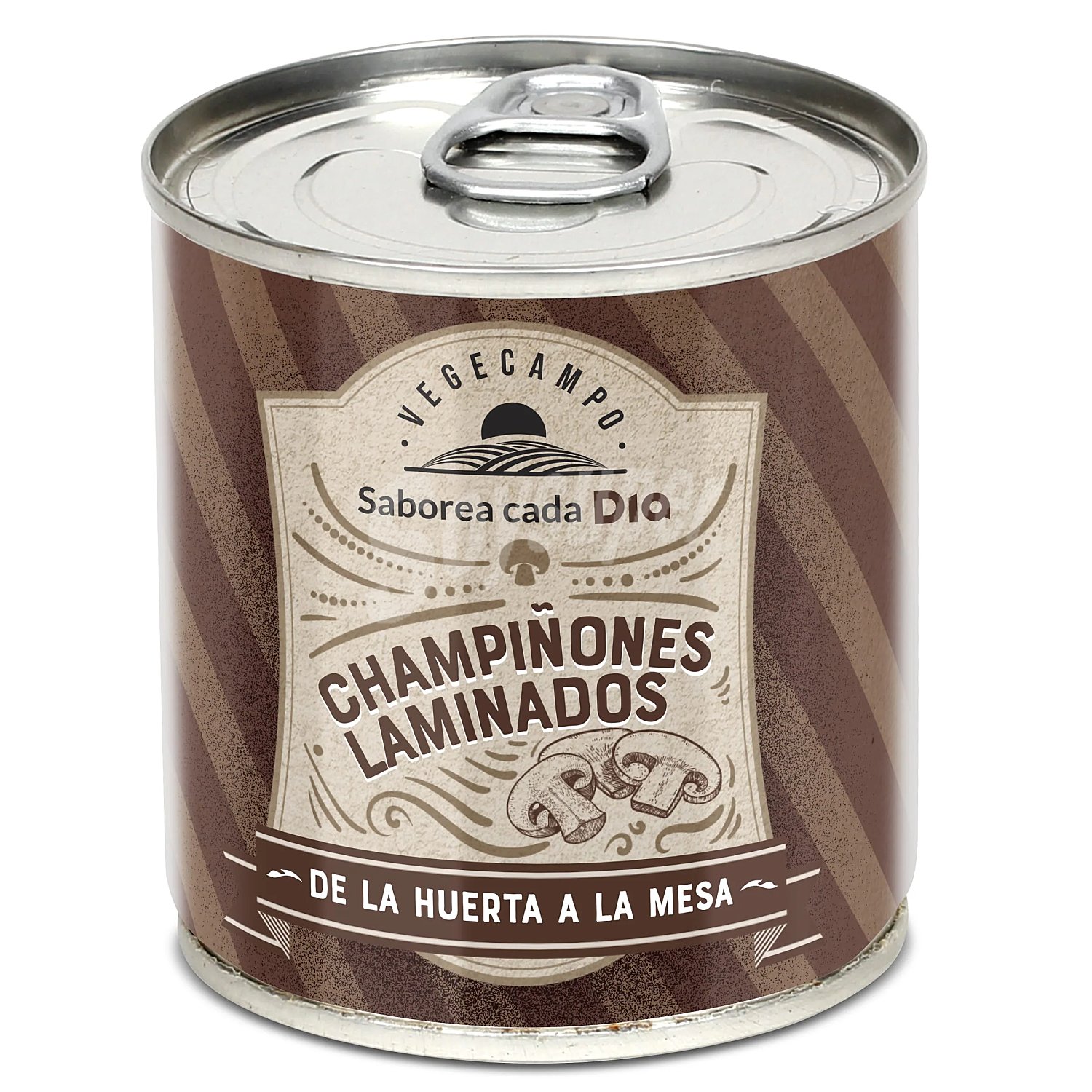 Champiñón laminado Vegecampo lata