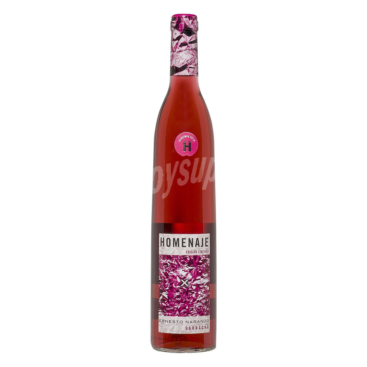 Vino rosado con denominación de origen Navarra