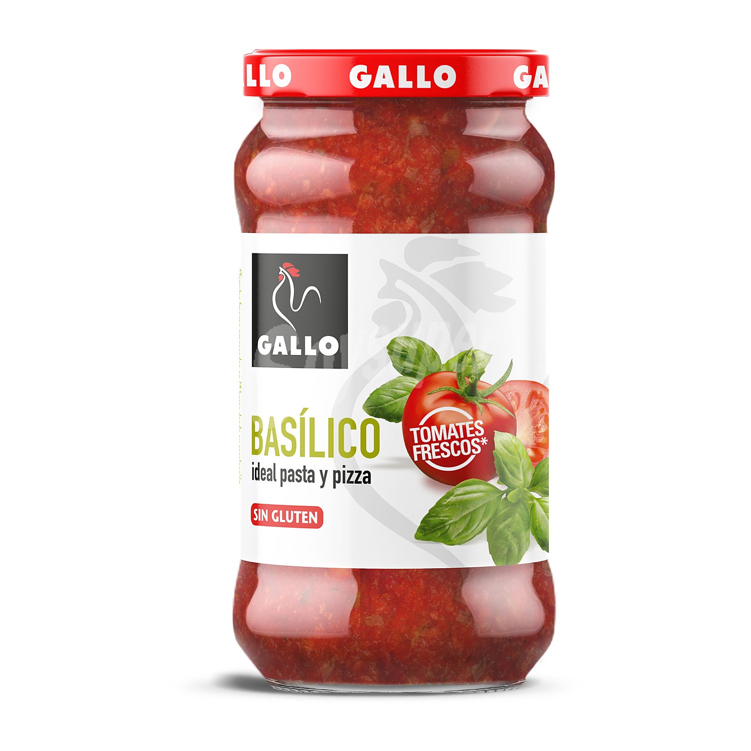 Salsa basílico frasco 350 gr