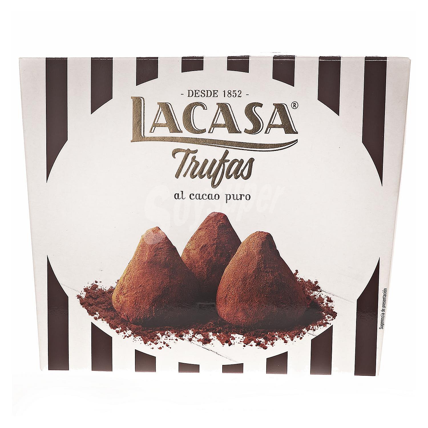 Trufas de cacao puro