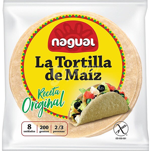 Tortillas de maíz artesanales sin gluten