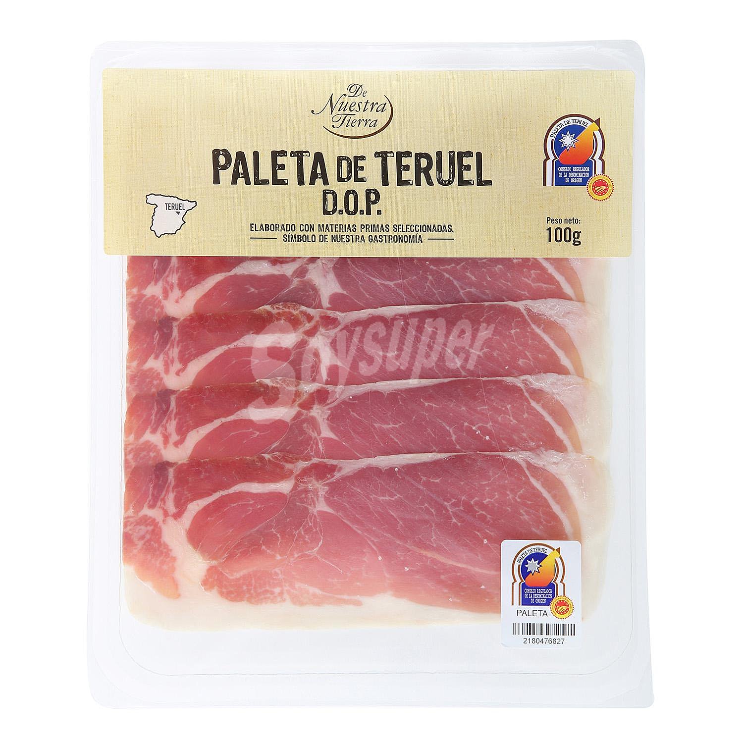 Paleta curada D.O.P Teruel De Nuestra Tierra