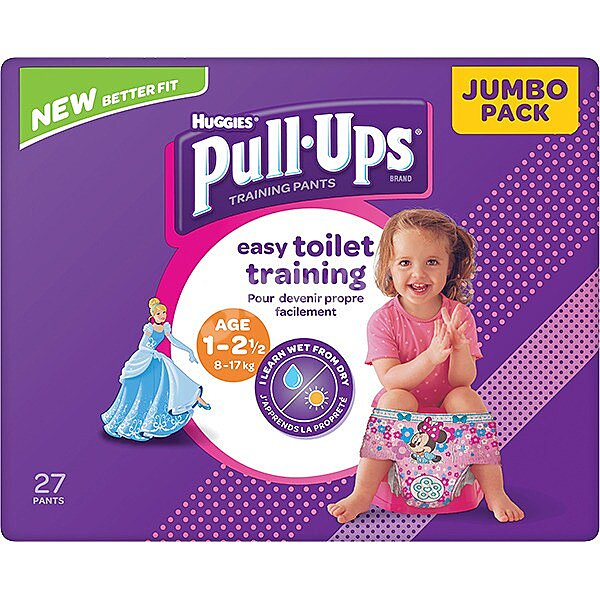 Pañales de aprendizaje talla 5 para niñas 11 a 18 kilogramos