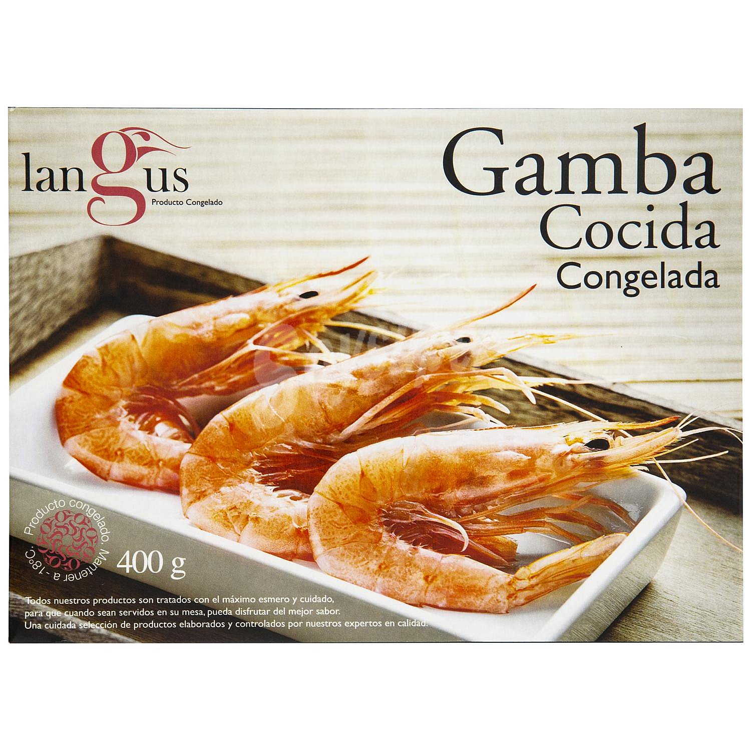 Gamba cocida congelada 32/40 especial plancha Langus