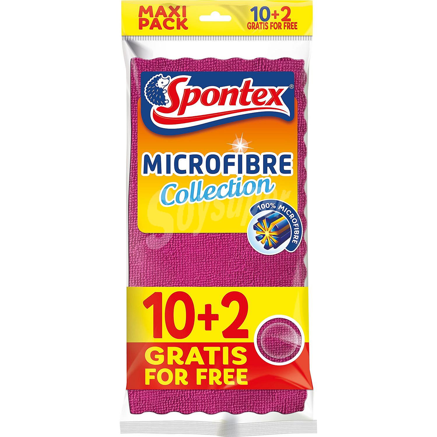 Bayetas Microfibras Superabsorbentes spontex